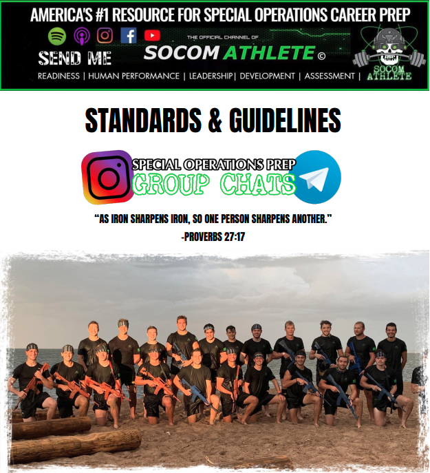 SOCOM Athlete group chat standards and guidelines