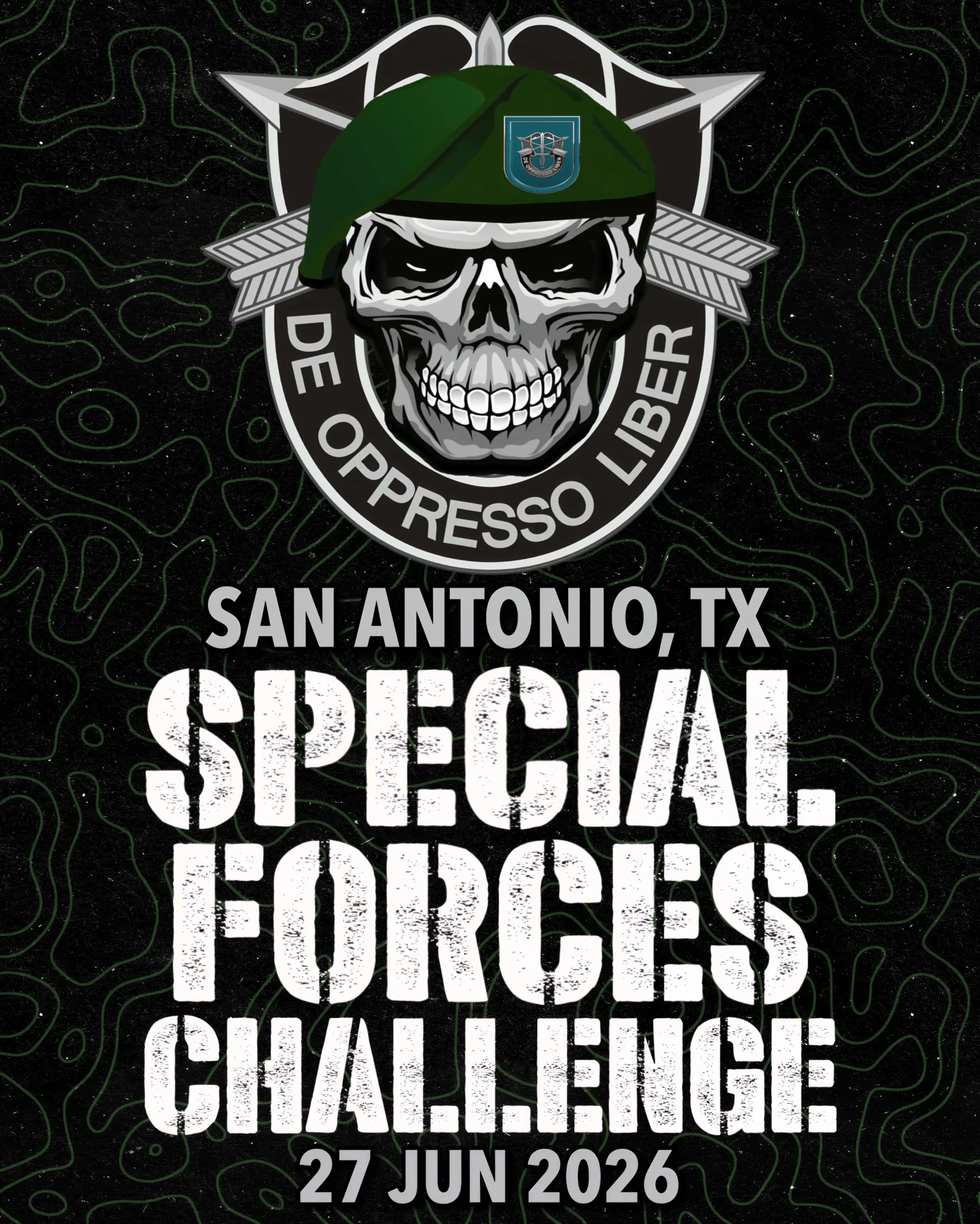 Special Forces Challenge San Antonio, TX flyer, 27 June 2026